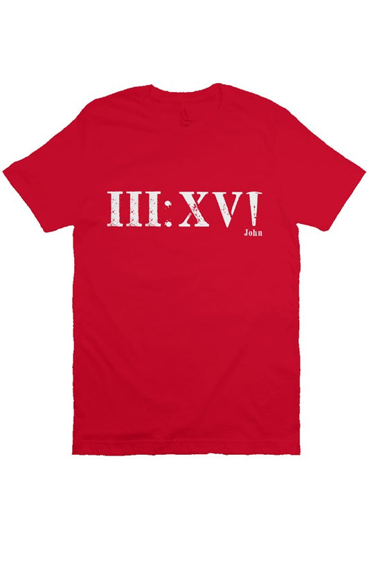 John 3:16 Roman Numerals - Bella Canvas T-Shirt